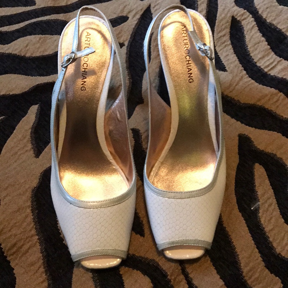 White High Heel Sandals